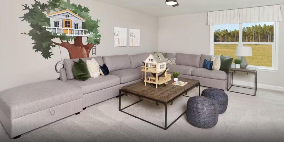 Furnished interior view inside a new home in Sea Island Preserve, Johns Island (Image 9).