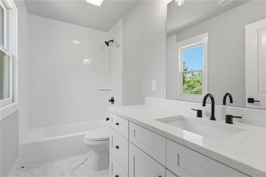Furnished interior view inside a new home in , Canton (Image 50).