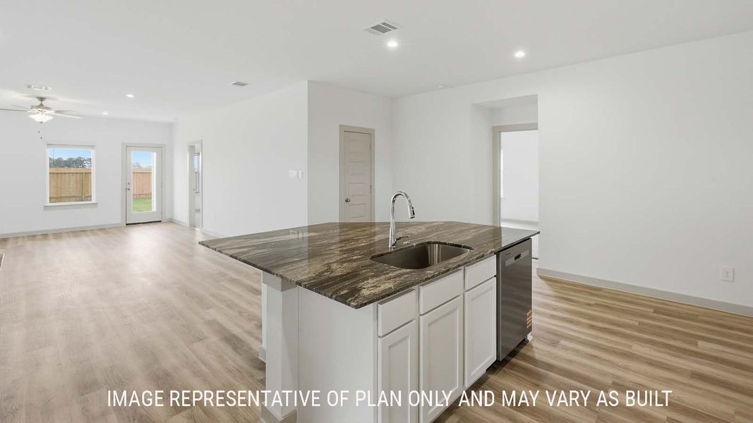 Representative furnished interior of a home built from the Kingston by D.R. Horton in China Grove, China (Image 8).