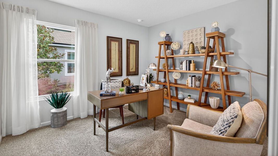 Representative furnished interior of a home built from the ST. GEORGE by D.R. Horton in Grand Reserve, Bunnell (Image 18).