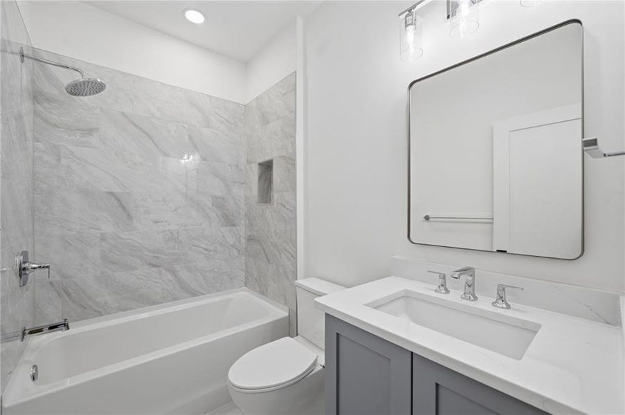 Furnished interior view inside a new home in , Roswell (Image 12).