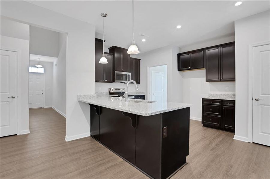 Furnished interior view inside a new home in Newberry 55+, McDonough (Image 5).