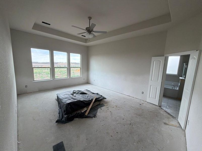 In-progress construction of a new home in Clear Sky Addition, Valley View, TX (Image 6).