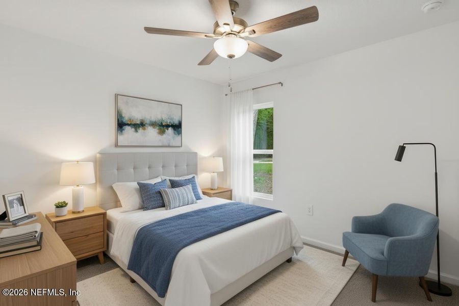 Furnished interior view inside a new home in , Jacksonville (Image 8).