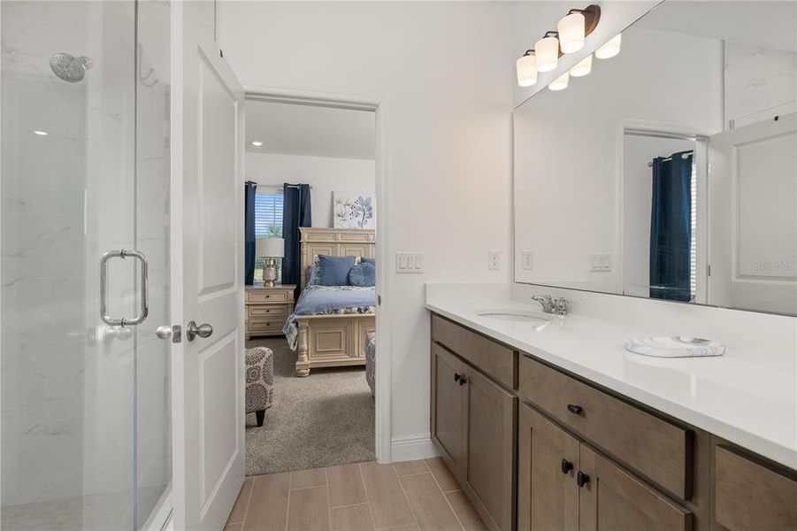 Furnished interior view inside a new home in Serenade at Ovation, Winter Garden (Image 9). Furnished interior view inside a new home in Serenade at Ovation, Winter Garden (Image 9).