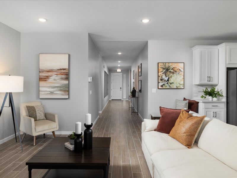 Furnished interior view inside a new home in Paloma Creek - Signature Series, Surprise (Image 18).