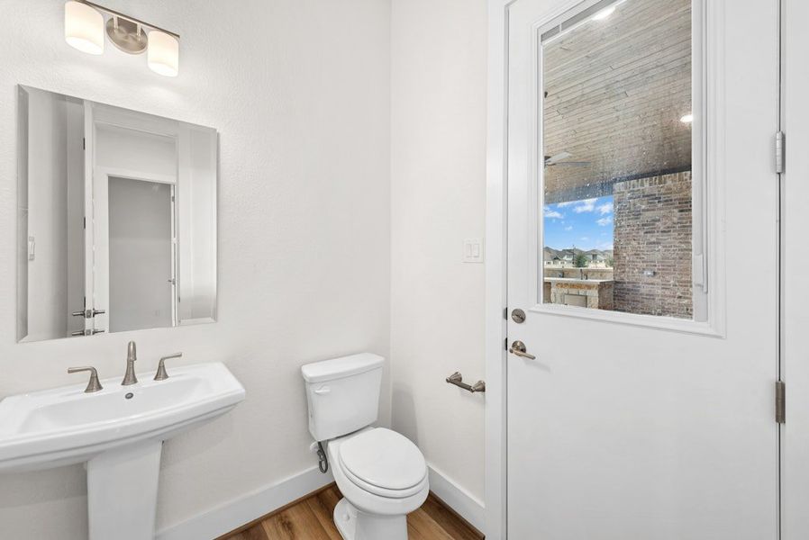 Furnished interior view inside a new home in Santa Rita Ranch, Liberty Hill (Image 14).