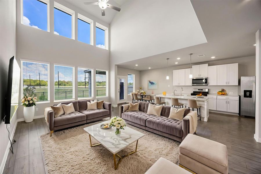 Furnished interior view inside a new home in , Rosenberg (Image 7). Furnished interior view inside a new home in , Rosenberg (Image 7).