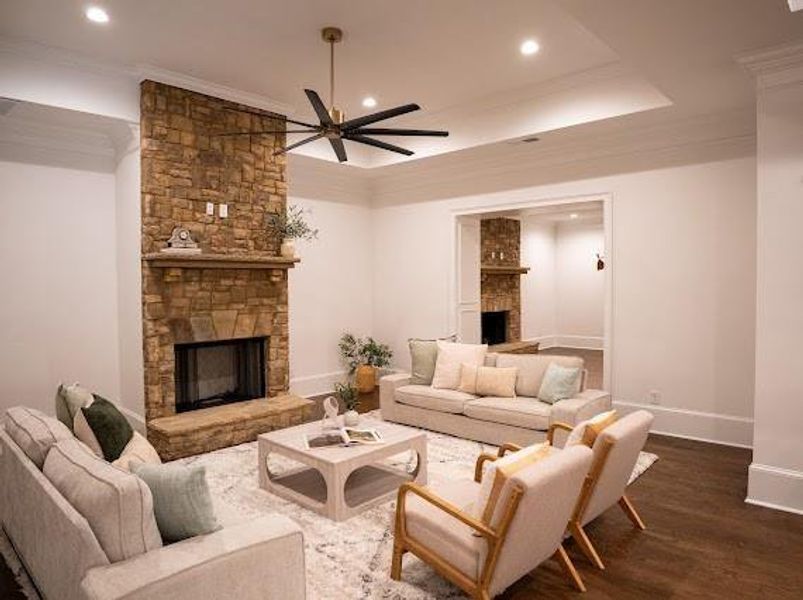 Furnished interior view inside a new home in , Athens (Image 46).