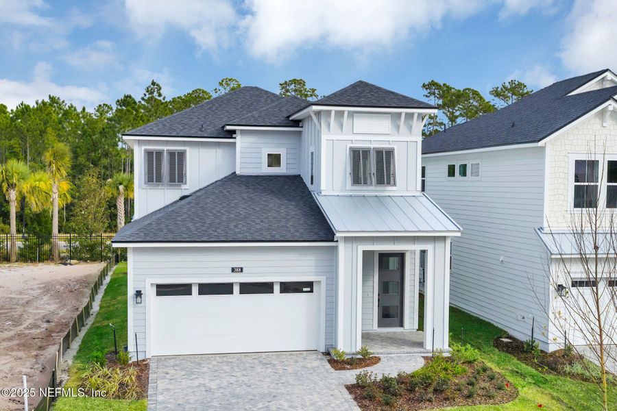 Front exterior of a new home in , Ponte Vedra, FL, highlighting curb appeal (Image 25).