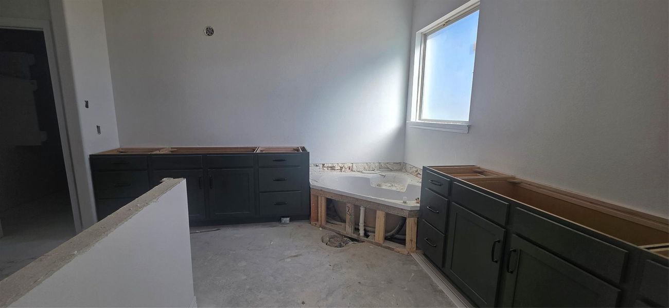 In-progress construction of a new home in Sunterra Lakes, Brookshire, TX (Image 8).