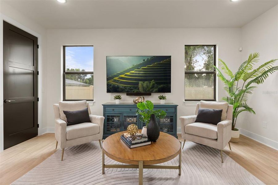 Furnished interior view inside a new home in , Orlando (Image 49).