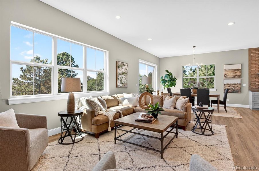Furnished interior view inside a new home in , Parker (Image 15).