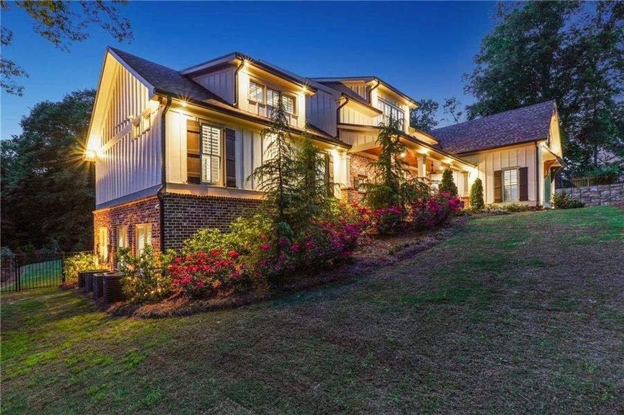 Front exterior of a new home in , Cumming, GA, highlighting curb appeal (Image 21). Front exterior of a new home in , Cumming, GA, highlighting curb appeal (Image 21).
