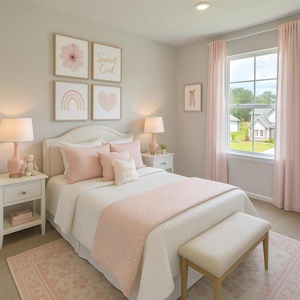 Furnished interior view inside a new home in , Commerce (Image 9).