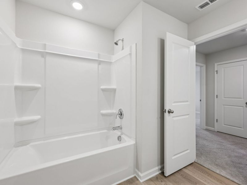 Furnished interior view inside a new home in Parkside at Grayson, Grayson (Image 10).