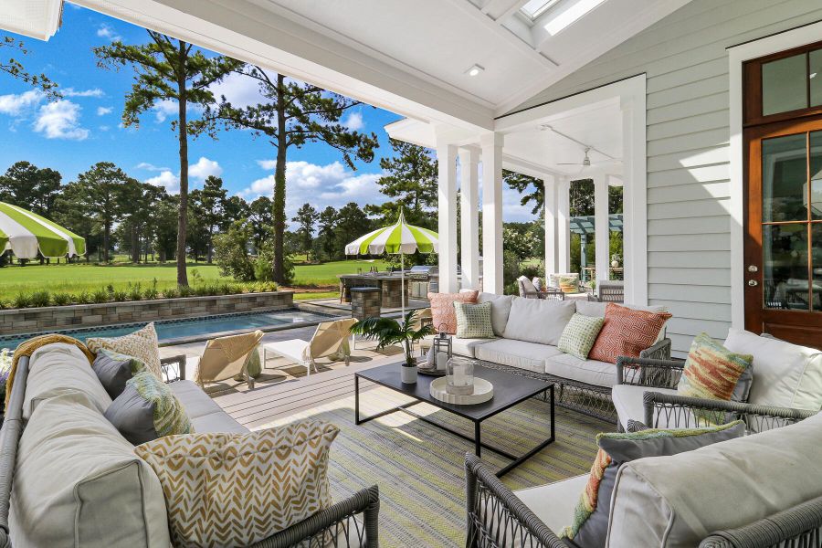 Furnished interior view inside a new home in , Bluffton (Image 42).