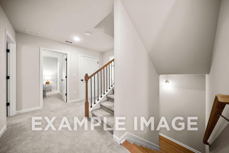 Representative unfurnished interior of a home built from the The Hickory B by Davidson Homes LLC in Cedar Farms, Winder (Image 23).