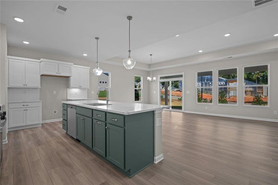 Furnished interior view inside a new home in Easton Park, Dallas (Image 10).