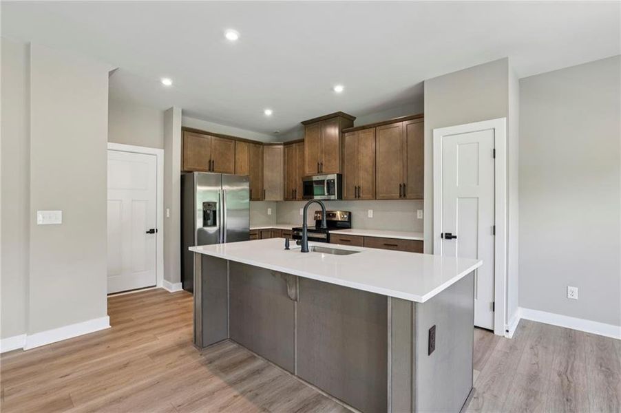 Furnished interior view inside a new home in , Hoschton (Image 4).