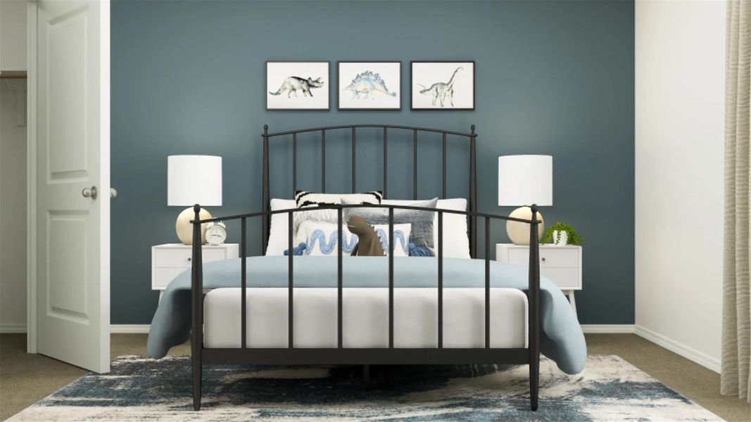 Furnished interior view inside a new home in Woodfield Preserve: Ridgepointe Collection, Georgetown (Image 6).