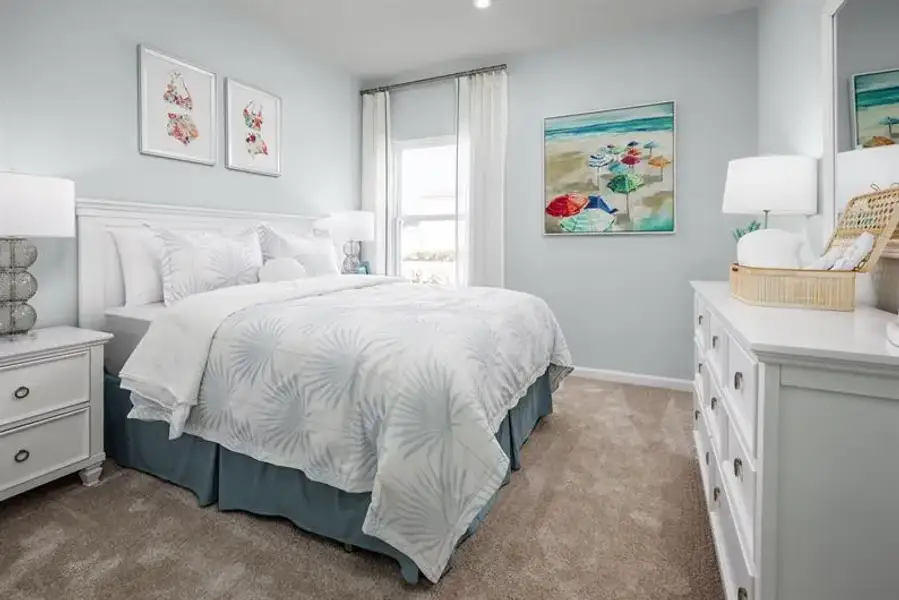 Representative furnished interior of a home built from the Baymont by Ryan Homes in Seminole Palms, Palm Coast (Image 12).