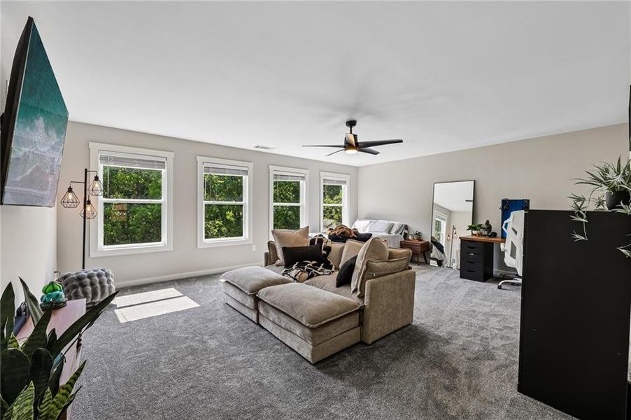 Furnished interior view inside a new home in , Flowery Branch (Image 22).