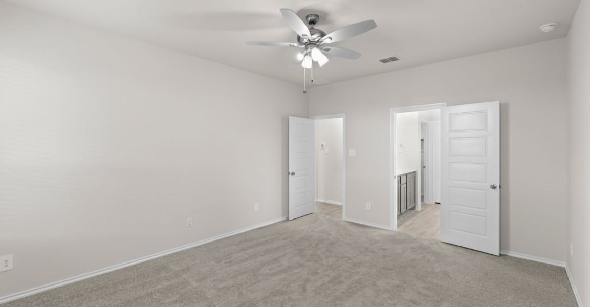 Representative exterior photo of a completed home built from the Willow by Impression Homes in Keeneland, Aubrey, TX (Image 11). Representative exterior photo of a completed home built from the Willow by Impression Homes in Keeneland, Aubrey, TX (Image 11).