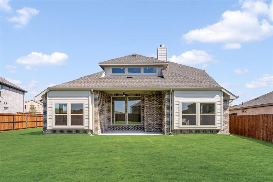 Exterior details and patio area of a home in Waterscape Classic 60s, Royse City (Image 3). Exterior details and patio area of a home in Waterscape Classic 60s, Royse City (Image 3).