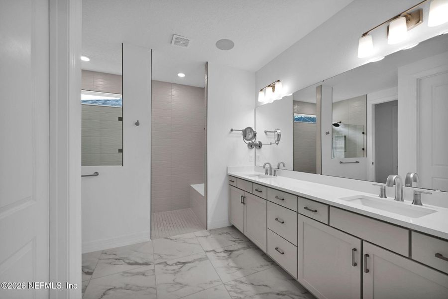 Furnished interior view inside a new home in , Jacksonville (Image 10).