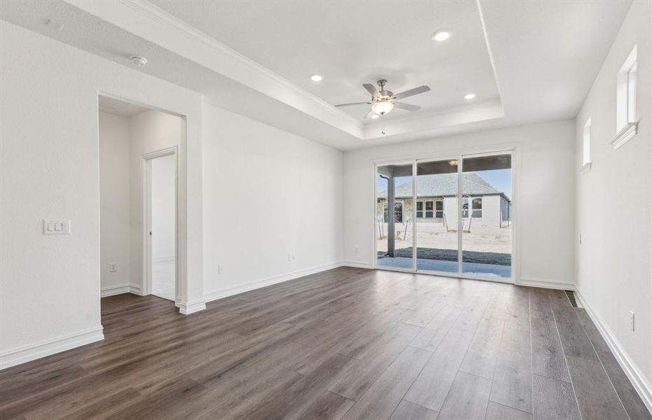 Bright gathering room with large windows *real home pictured Bright gathering room with large windows *real home pictured