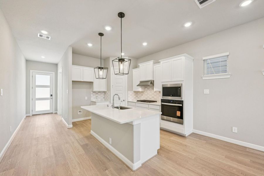 Furnished interior view inside a new home in Kemah Crossing - Luxe Series, Kemah (Image 17).