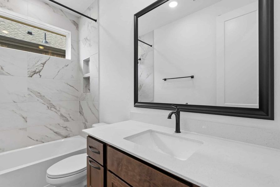 Furnished interior view inside a new home in Wood Leaf Reserve, Tomball (Image 6).