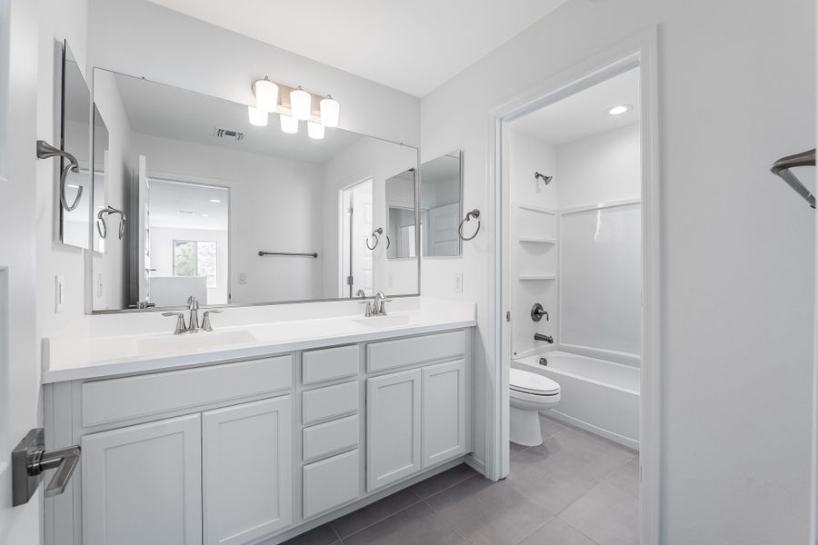 Furnished interior view inside a new home in Avila at Rancho Mercado, Surprise (Image 11). Furnished interior view inside a new home in Avila at Rancho Mercado, Surprise (Image 11).