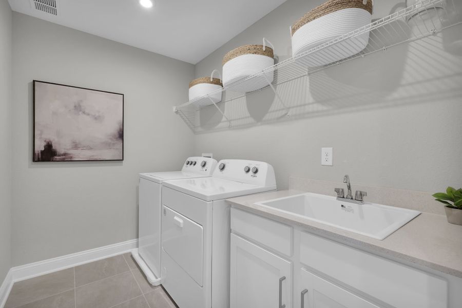 Reed Model Laundry Room