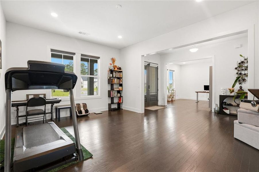 Furnished interior view inside a new home in , Cumming (Image 16).
