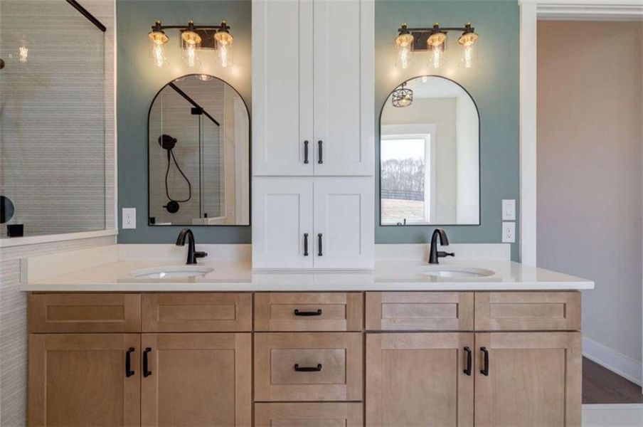 Furnished interior view inside a new home in , Monroe (Image 13).