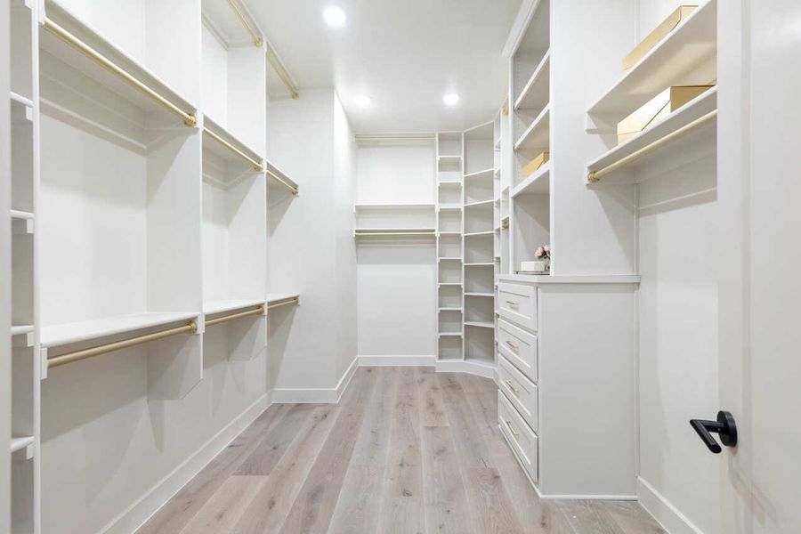 Representative Primary Closet - some options shown