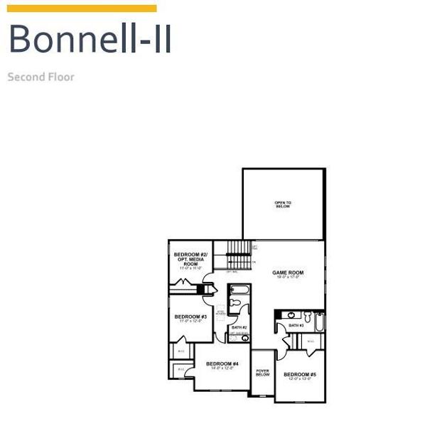 2D floor plan layout of this home in Edgewood, Leander, TX (Image 4). 2D floor plan layout of this home in Edgewood, Leander, TX (Image 4).