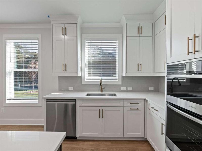 Furnished interior view inside a new home in , Buford (Image 30).