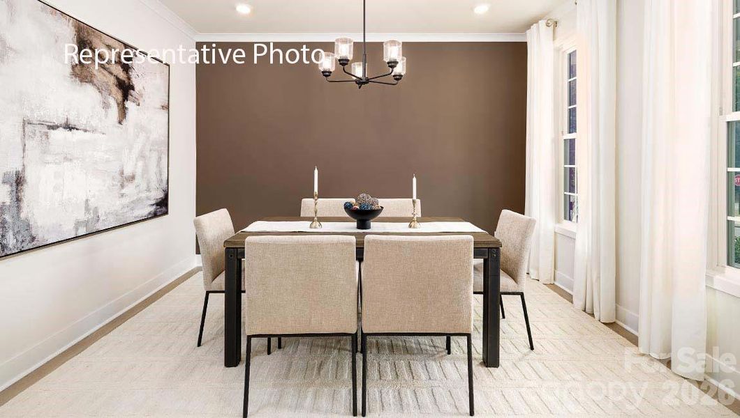 Furnished interior view inside a new home in Sylvan Creek, Denver (Image 25).