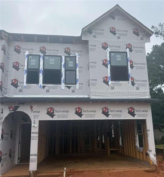 In-progress construction of a new home in , Tucker, GA (Image 4).