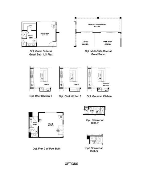 2D floor plan layout of this home in Ellsworth Ranch, Queen Creek, AZ (Image 6).
