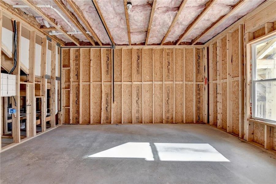 In-progress construction of a new home in , Buford, GA (Image 89).