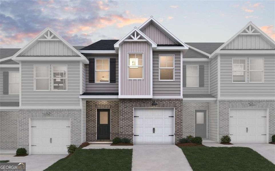 Front exterior of a new home in Carolina, Palmetto, GA, highlighting curb appeal (Image 1). Front exterior of a new home in Carolina, Palmetto, GA, highlighting curb appeal (Image 1).