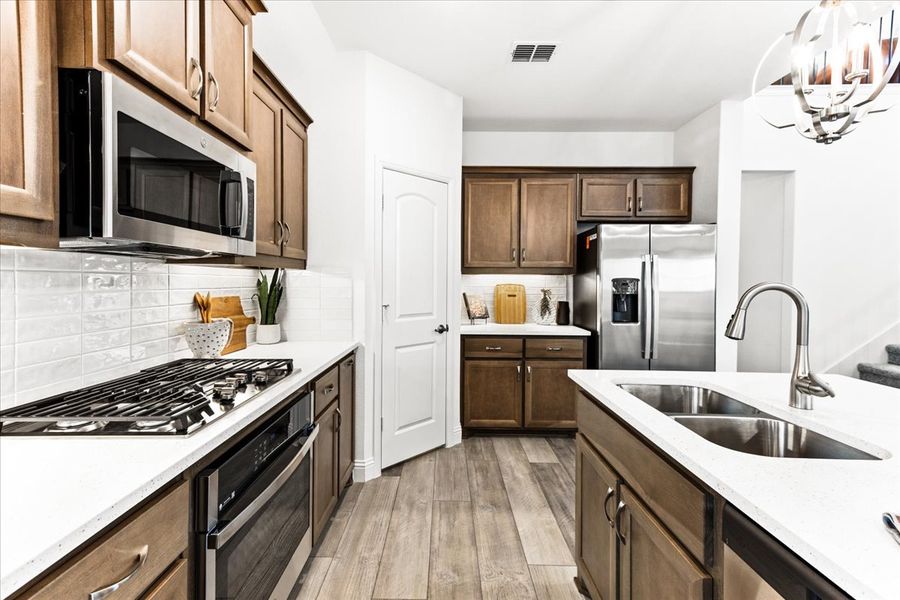 Furnished interior view inside a new home in The Reserve at Spiritas Ranch, Little Elm (Image 5).