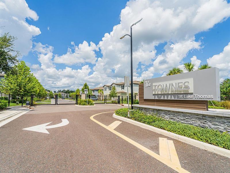 Front exterior of a new home in , Land O' Lakes, FL, highlighting curb appeal (Image 20).