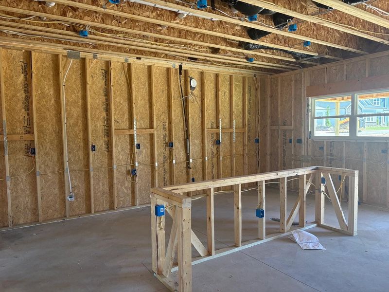 In-progress construction of a new home in The Point, Rolesville, NC (Image 5).