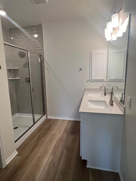 Furnished interior view inside a new home in River Bluff, Leander (Image 10). Furnished interior view inside a new home in River Bluff, Leander (Image 10).