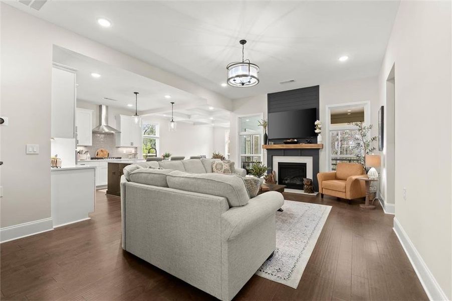 Furnished interior view inside a new home in , Woodstock (Image 39).